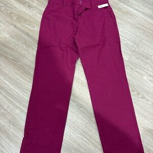 GAP slim ankle stretch purple deep pants size 8 women new